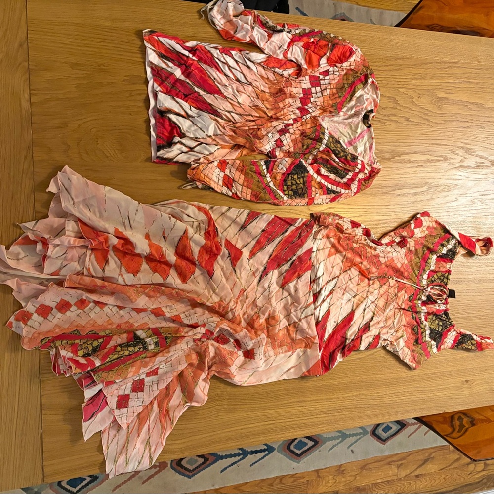 3-piece 2004 Roberto Cavalli Pink and Red Set - Picture 4 of 4